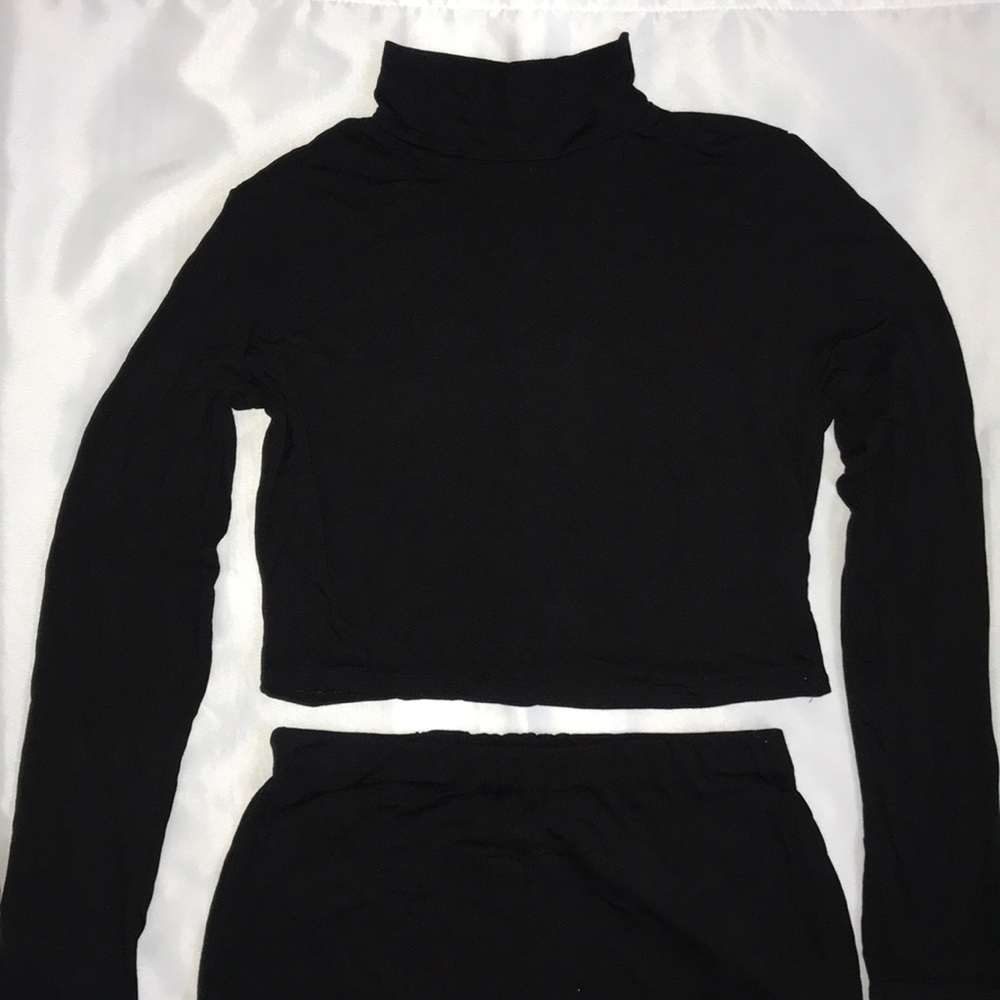 3/$28 High Neck Crop Top + Matching Set with Mini Shirt